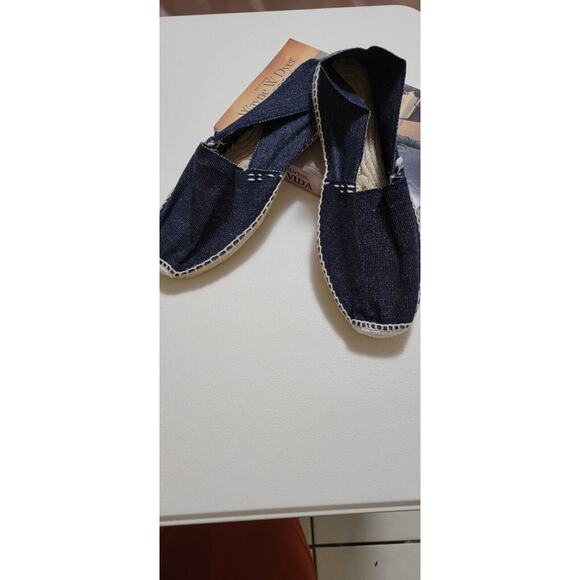 ALPARGATAS AZUL TELA JEAN AZUL COCIDAS A MANO TALLA 41 HECHAS EN ESPAÑA - Picture 3 of 3
